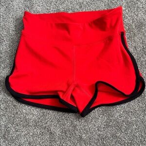 Red Women's Athletic Shorts